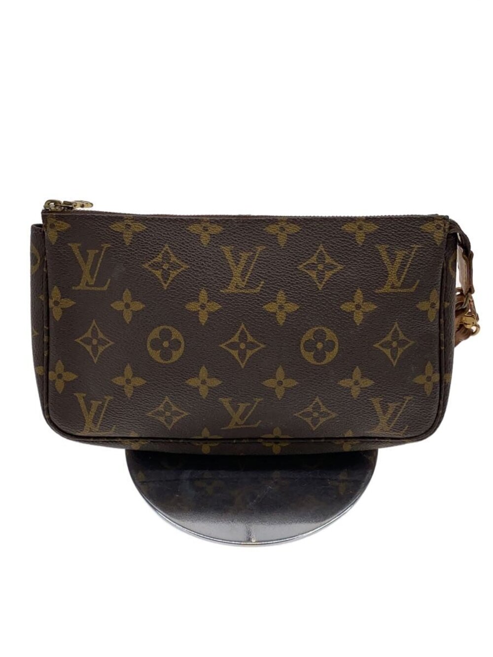 LOUIS VUITTON Pochette Accessoires Monogram Canvas Brown